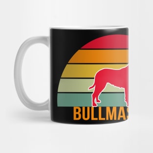 Bullmastiff Vintage Silhouette Mug